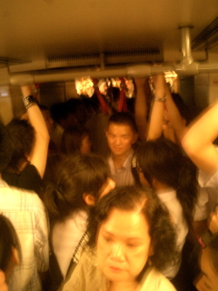 Skytrain at rush hour