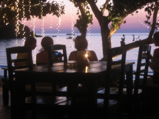 Beach at night